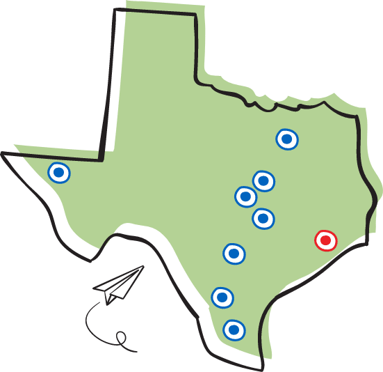 Serving children across the state of Texas